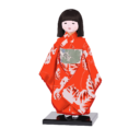 市松人形・日本人形・着物を着たおかっぱの女の子人形・ドール